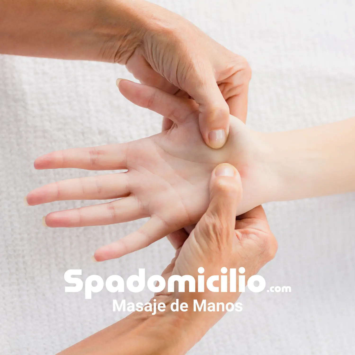 Masaje en brazos y manos